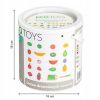 Set fructe din lemn Ecotoys 20 buc