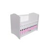 Patut VESSANTI Como culisant cu sertar - Alb cu Roz