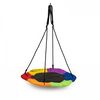 Leagan pentru copii rotund, tip cuib de barza, suspendat, Ecotoys MIR6023 - Multicolor