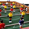 Masa de fotbal din lemn Ecotoys 70 x 36 x 24 cm - Nature