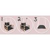 Leagan pentru copii 3 in 1 cu cadru din lemn cu perna moale Ecotoys 363620 - Gri
