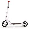 Trotineta urbana ECOTOYS SSWT-2019, cadru usor din aluminiu, roti mari, cu amortizor, picior de sprijin, alba 