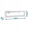 Bariera de pat Ricokids 150 x 42 x 35 cm - Gri