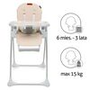 Scaun de masa multifunctional Kidwell BENO - Beige