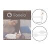 Lionelo - Bariera protectie pat Eva , Cu buzunar accesorii, 150x35 cm, Conform cu standardul european de securitate BS7072, Gri