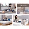 Lionelo - Bariera protectie pat Eva , Cu buzunar accesorii, 150x35 cm, Conform cu standardul european de securitate BS7072, Gri