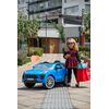 Masina electrica copii Porche Macan Turbo albastra, 12V, cu telecomanda pentru parinti