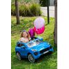Masina electrica copii Porche Macan Turbo albastra, 12V, cu telecomanda pentru parinti