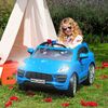 Masina electrica copii Porche Macan Turbo albastra, 12V, cu telecomanda pentru parinti