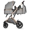 Carucior ultracompact 3in1 Coccolle Ravello Moonlit grey, Culoare: Gri
