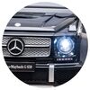 Masinuta electrica Chipolino SUV Mercedes Maybach G650 black cu scaun din piele si roti EVA, Culoare: Negru