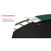 Trambulina Berg Grand Favorit Regular 520x345 Verde cu Plasa Comfort