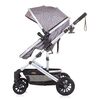 Carucior Chipolino Estelle 2 in 1 glacier, Culoare: Gri