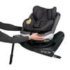 Scaun auto rotativ iZi Turn B i-Size - Premium Black Car Interior (40-105 cm), Culoare: Negru Premium