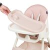 Scaun de masa 2 in 1 Juju Eat&Smile, Pink, Culoare: Roz