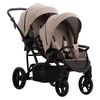 Carucior 3 in 1 Gemeni Bebetto 42 PRO 2023, Culoare: Bej