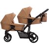 Carucior 3 in 1 Gemeni Bebetto 42 PRO 2023, Culoare: Maro