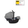 Joie - Scoica auto i-Snug, 40-75 cm, Gray Flannel, testata ADAC si certificata R129