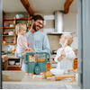 Babymoov - Robot multifunctional Nutribaby Glass 4 in 1 din sticla si otel inoxidabil