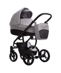 Carucior 3 in 1 Bebetto Holland 2023, Culoare: Gri deschis