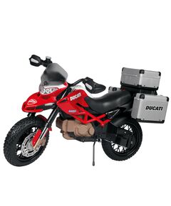 Motocicleta electrica Peg Perego Ducati Enduro, 12V, 3 ani +, Negru / Rosu