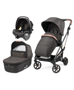 Carucior 3 in 1 Peg Perego Vivace, SLK, 0 - 22 kg, 500, Negru/Gri
