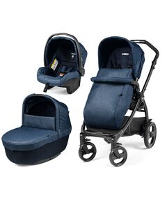 Carucior 3 in 1 Peg Perego Book 51 Titania Primoviaggio SL, 0-22 kg, Futura Indigo, Bleumarin
