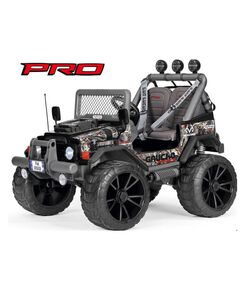 Masina electrica Peg Perego Gaucho Pro Realtree, 24V, 6 ani+, gri