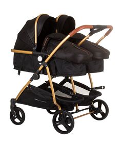 Carucior gemeni Chipolino Duo Smart 2 in 1 obsidian gold