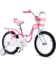 Bicicleta Copii 2-4 ani Royal Baby Little Swan 12", Roz