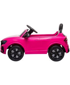 Masinuta electrica Chipolino Audi RS Q8 cu scaun din piele si roti EVA pink, Culoare: Roz