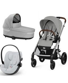 Carucior Cybex, Balios S Lux 3 in 1 SLV B, Stone Grey, Culoare: Gri