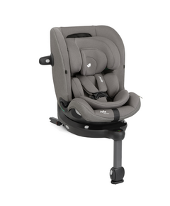 Joie - Scaun auto i-Pivot Grow Thunder, 40-135 cm, certificat R129, Culoare: Gri