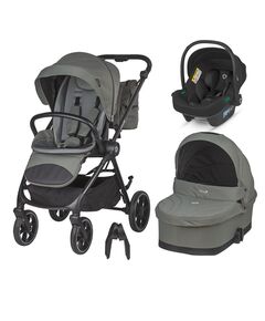 Carucior modular 2in1 Coccolle Serry Moss green+ Scoica auto iSize Coccolle Knox Black