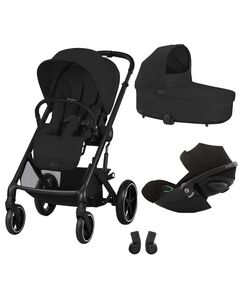 Carucior Cybex, Balios S Lux 3 in 1 BLK, Moon Black, Culoare: Negru