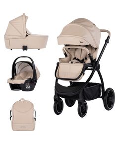 Carucior Chipolino Prestige 3 in 1 latte, Culoare: Bej