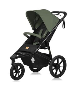 Carucior sport, Lionelo, Azura, Cu 3 roti, Cu baldachin XXL impermeabil, Pliere compacta, Pana la 22 kg, 6-48 luni, Conform cu standardele europene de securitate EN1888-1 si EN1888-2, Negru, Culoare: Negru