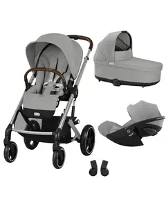 Carucior Cybex, Balios S Lux 3 in 1 SLV B, Stone Grey, Culoare: Gri