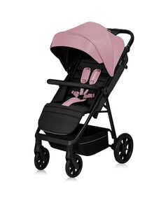 Carucior sport, Lionelo, Mira, Maner reglabil in 5 pozitii, Spatar si suport de picioare reglabile, Plasa de tantari si suport biberon incluse, Pana la 22 kg, 6 luni+, Conform cu EN1888-1, EN1888-2, Testare SGS, Roz, Culoare: Roz