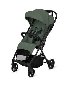 Carucior sport, Lionelo, Tansi, Pliere automata, Ultracompact, Manevrare cu o mana, Roti cu tehnologie GravelTech, Spatar si suport picioare reglabile, 6-48 luni, Sustine 22 kg, Verde, Culoare: Verde