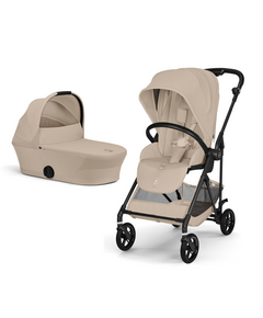 Carucior Cybex Melio Carbon 2 in 1, Almond Beige, Culoare: Bej