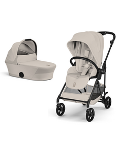 Carucior Cybex Melio Carbon 2 in 1, Dune Grey, Culoare: Gri