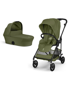 Carucior Cybex Melio Carbon 2 in 1, Moss Green, Culoare: Verde