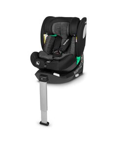 Scaun auto, Lionelo, i-Size Braam, 0-36 Kg, 40-150 cm, Cu isofix si picior de fixare, Protectie laterala, Rotire 360 grade, Ajustare spatar in 5 pozitii, Tetiera reglabila in 14 trepte, Conform cu standardul european de securitate R129, Negru, Culoare: Negru