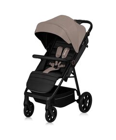 Carucior sport, Lionelo, Mira, Maner reglabil in 5 pozitii, Spatar si suport de picioare reglabile, Plasa de tantari si suport biberon incluse, Pana la 22 kg, 6 luni+, Conform cu EN1888-1, EN1888-2, Testare SGS, Bej, Culoare: Bej