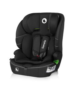 Scaun auto i-Size, Lionelo, Billy , 76 - 150 cm, 1/2/3, Isofix + top tether, Tetiera reglabila in 10 pozitii, Insertie ergonomica, Tapiterie lavabila, Testat la impact, Baza lata, Conform cu R129, Negru, Culoare: Negru