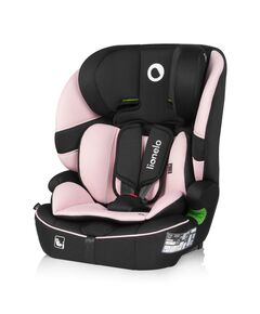 Scaun auto i-Size, Lionelo, Billy , 76 - 150 cm, 1/2/3, Isofix + top tether, Tetiera reglabila in 10 pozitii, Insertie ergonomica, Tapiterie lavabila, Testat la impact, Baza lata, Conform cu R129, Roz, Culoare: Roz