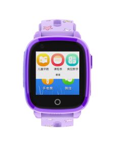 Ceas smartwatch GPS copii Wonlex KT10, Violet, Culoare: Violet