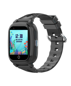 Ceas smartwatch GPS copii Wonlex KT10S, Negru, Culoare: Negru