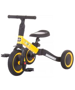 Tricicleta si bicicleta Chipolino Smarty 2 in 1 yellow, Culoare: Galben